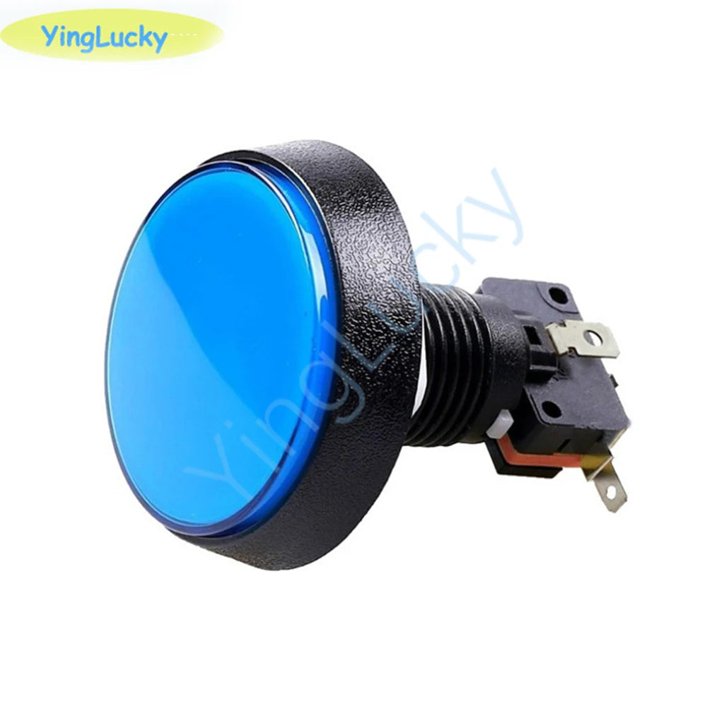 10pcs Arcade Button 60MM  With LED Light Lamp