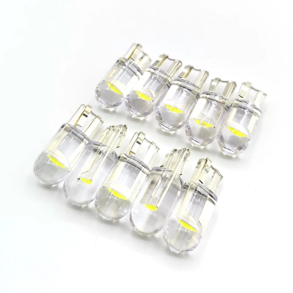 10x 2021  Led Light COB Glass 6000K White  Bulb Style 12V