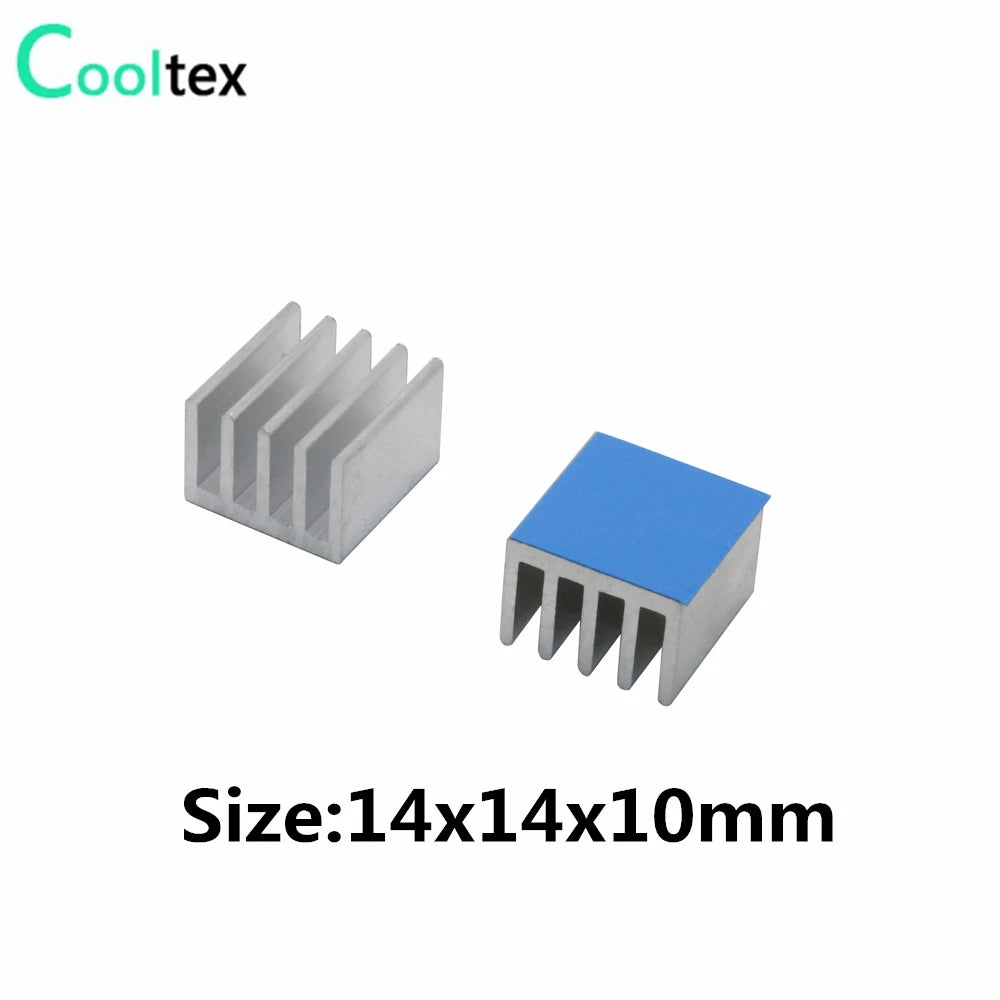 Aluminum Heatsink Radiator Heat Sink Cooling For Electronic Chip IC 3D printer Raspberry PI With Thermal Conductive Tape