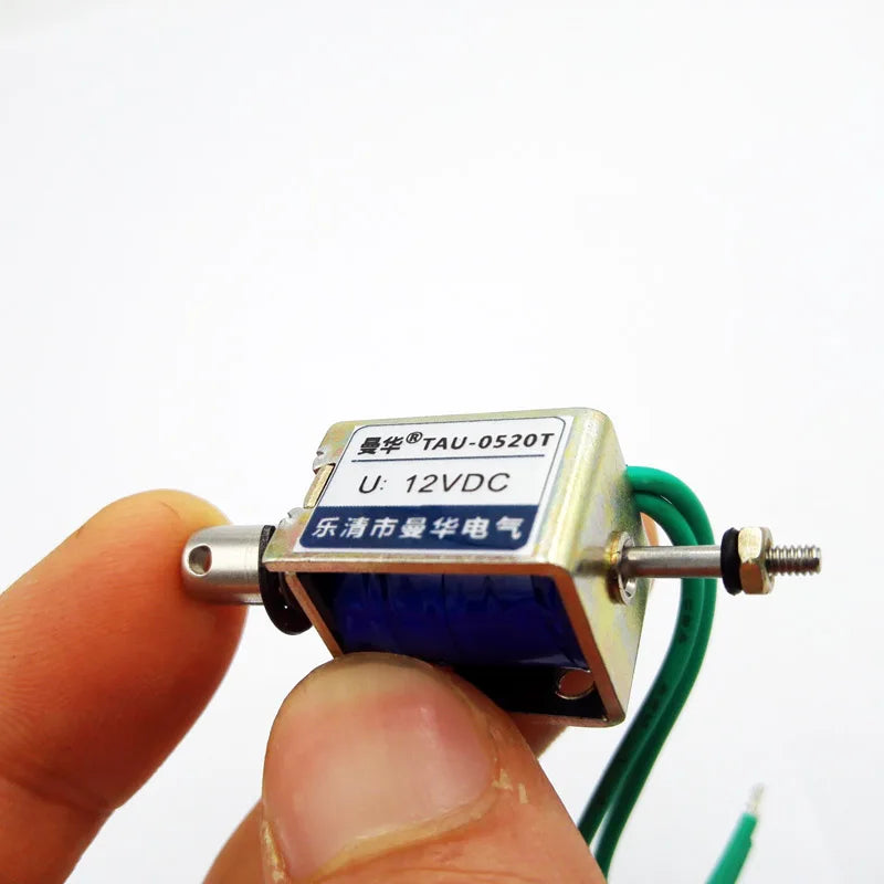 Solenoid DC 12V 24V push&pull type electromagnet travel distance 10mm