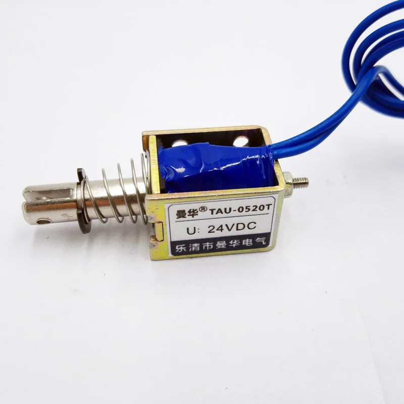 Solenoid DC 12V 24V push&pull type electromagnet travel distance 10mm