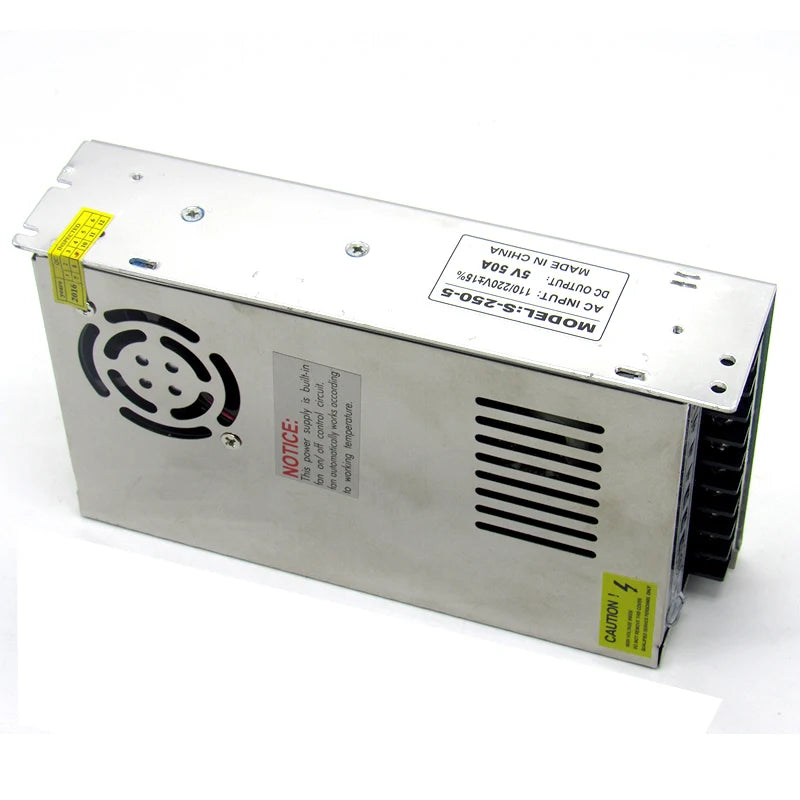 5V 250W Driver Switching Mode LED Power Supply 5V 50A 250W LED Driver,Aluminum 110V 220 to 5v lighting transformer for led light