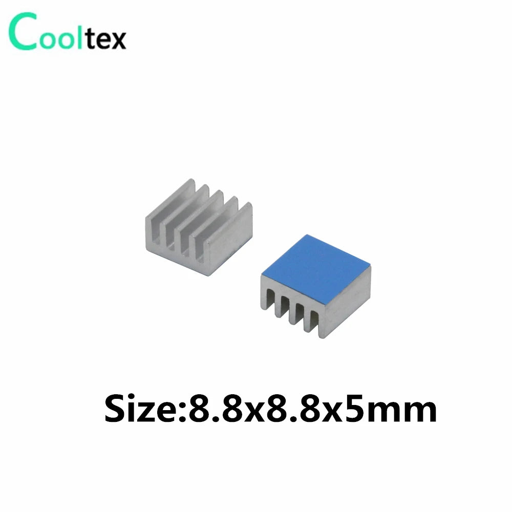 Aluminum Heatsink Radiator Heat Sink Cooling For Electronic Chip IC 3D printer Raspberry PI With Thermal Conductive Tape