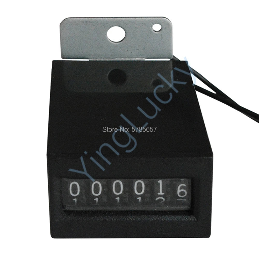 Mechanical Coin Counter Meter for Arcade Slot Machine, Coin Acceptor, Operated Vending Machines, Accessories, 6 Digits, 12V