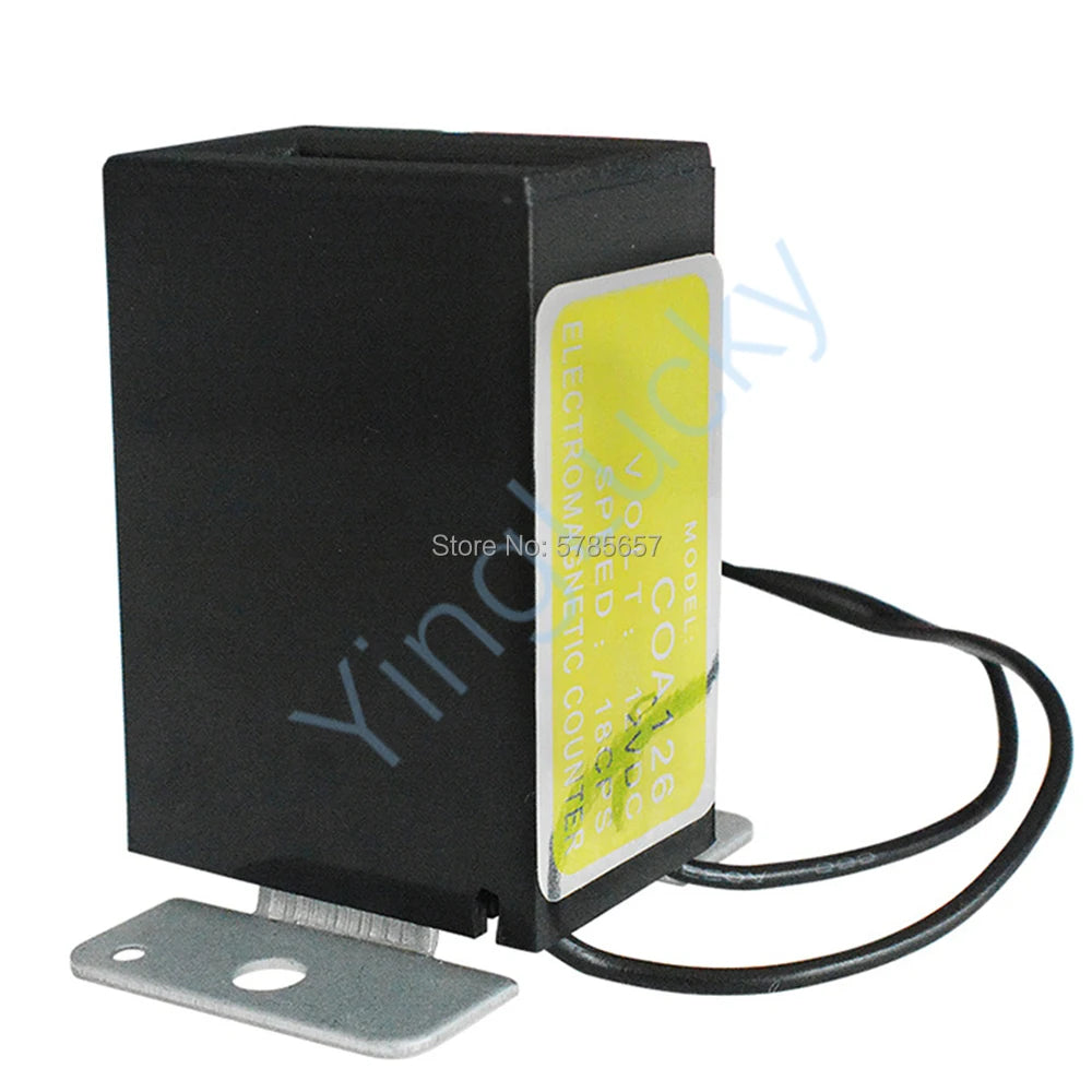 Mechanical Coin Counter Meter for Arcade Slot Machine, Coin Acceptor, Operated Vending Machines, Accessories, 6 Digits, 12V