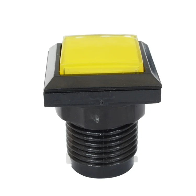 Square Lighted Buttons Illuminated Push Button With Micro Switch For Arcade Game Machines 5 Colors 33*33mm