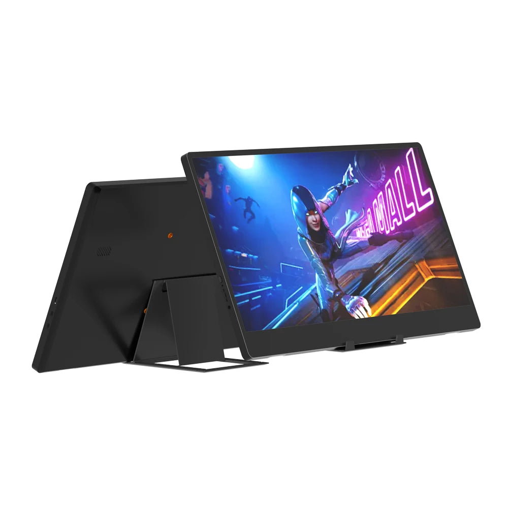 14-inch portable monitor 1366x768, 178°/60Hz, built-in speakers, 2*Type-C, Mini HDMI
