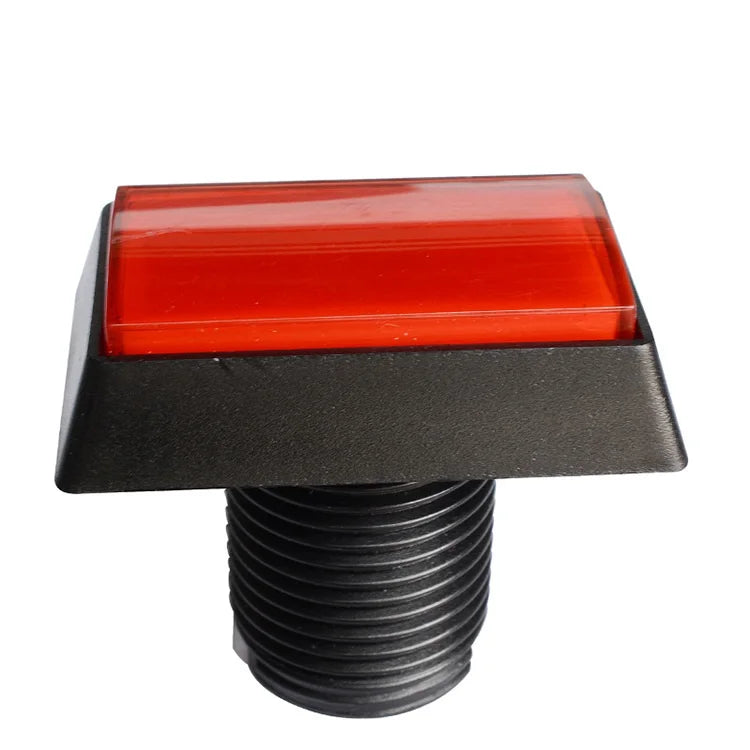 Arcade Push Buttons  Illuminated 5 Colours LED Light Lamps 30*50mm Rectangular Arcade Push Button With Microswitch
