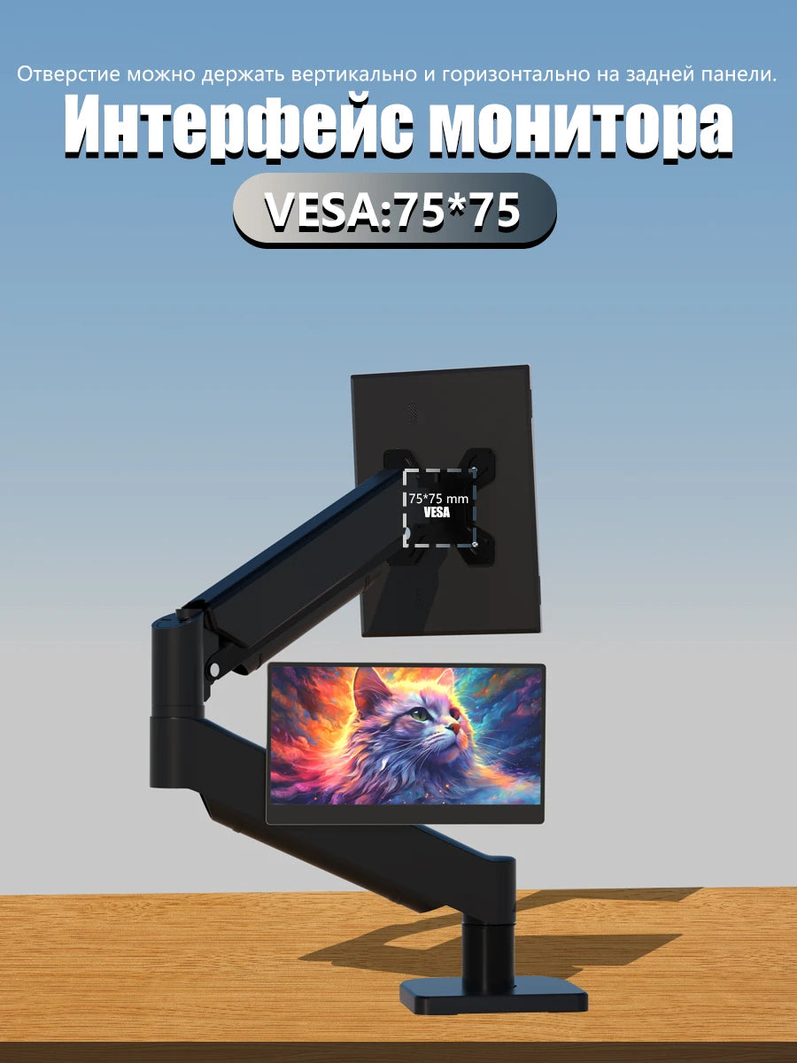 14-inch portable monitor 1366x768, 178°/60Hz, built-in speakers, 2*Type-C, Mini HDMI