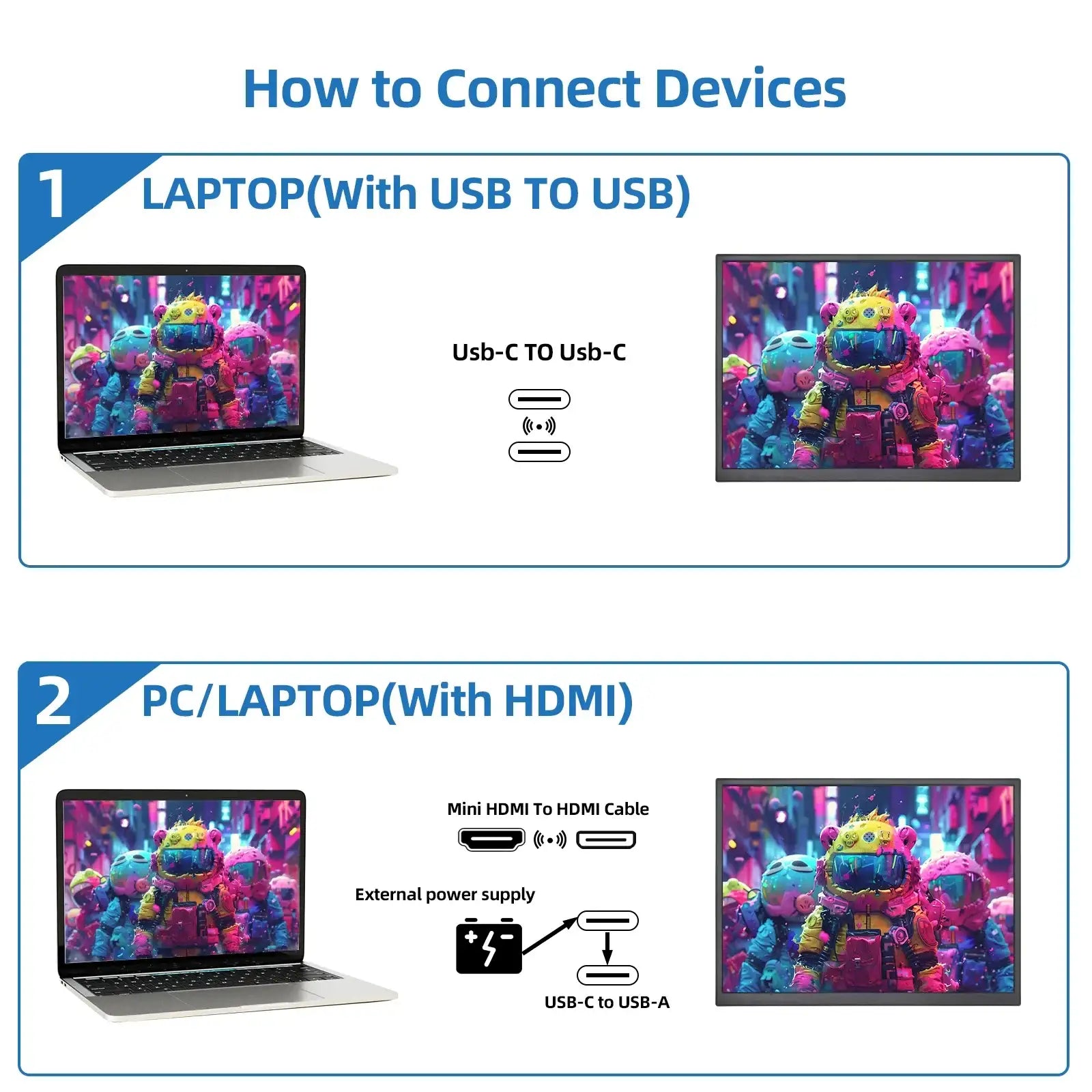 10.5-Inch Portable Monitor 1280P