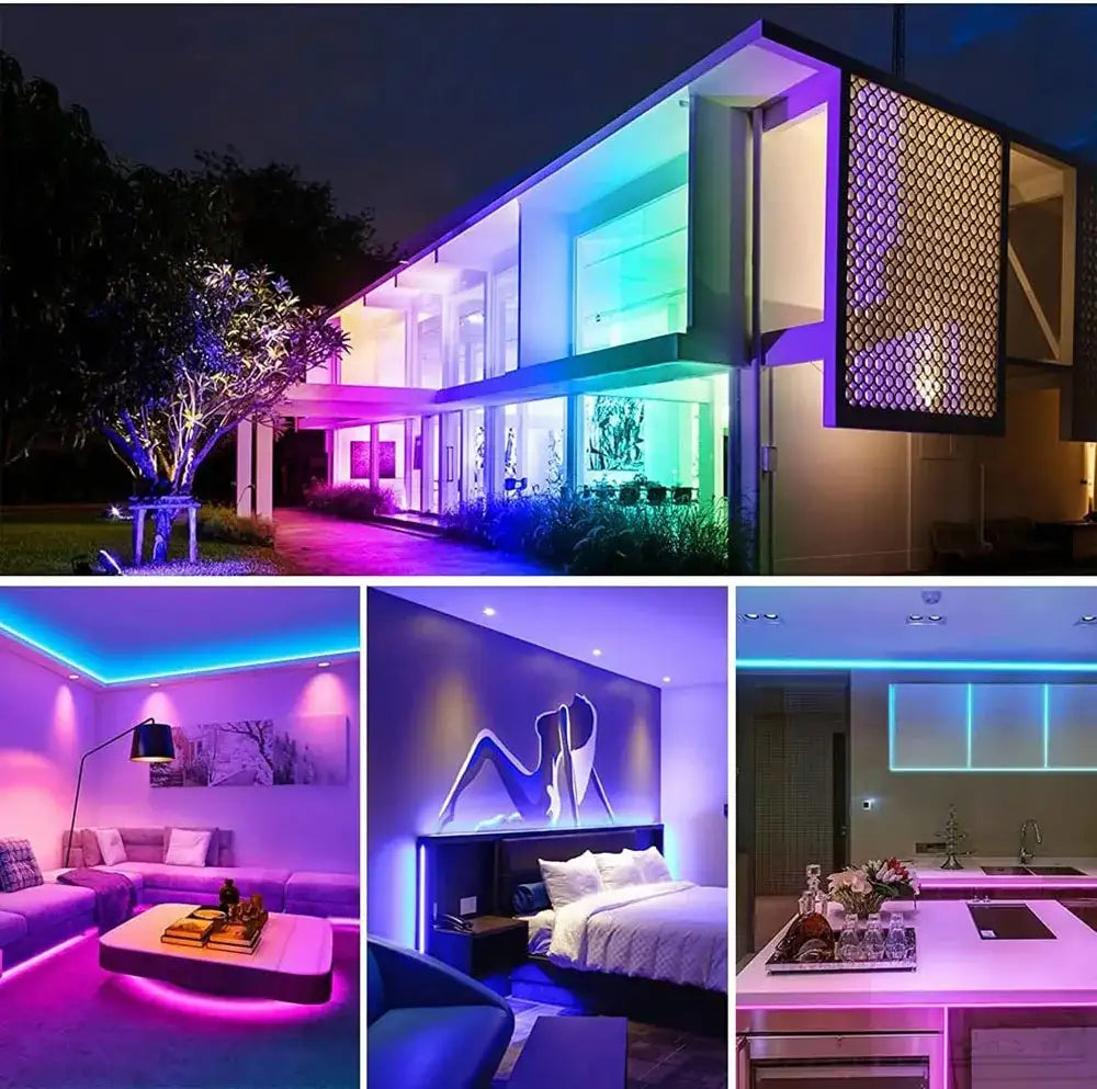 5m RGB full color Led Pixel Strip Light DC12V 30/48/60/72LEDs Addressable 5050 RGB Smart LED Tape