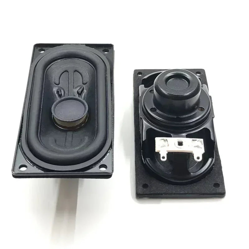 2Pcs Rectangle Speaker 4 Ohm 10W