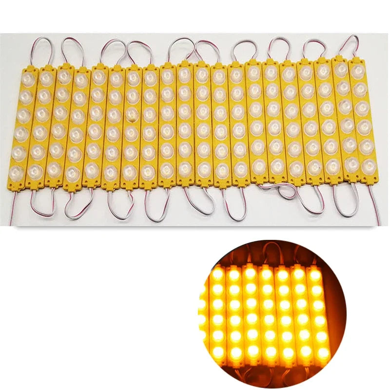 20pcs 3 6 LED Injection Module Lights 12V Waterproof