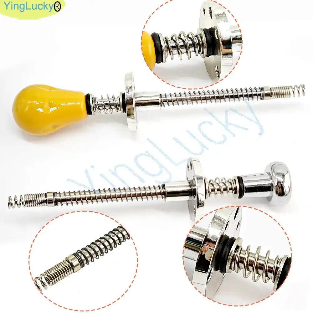 1pcs Pinball Shooting Game Launcher Pusher Puller Hand Pull Rod Spring