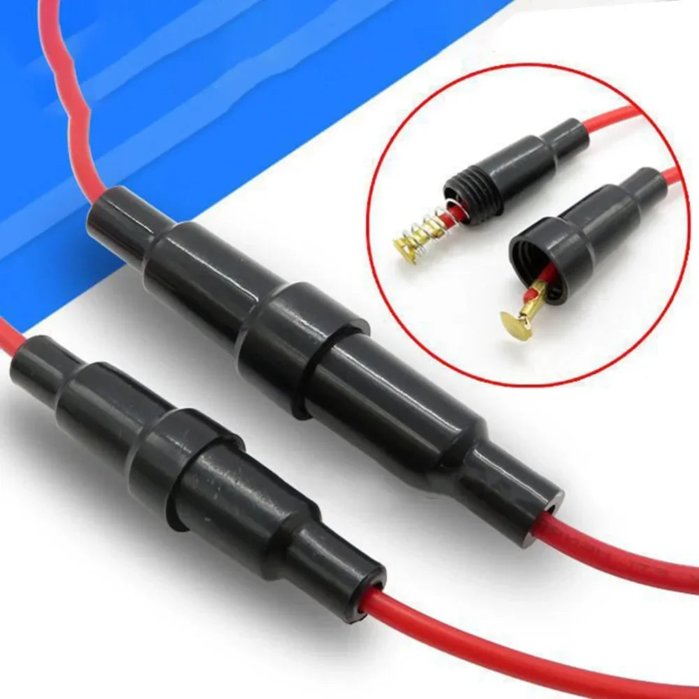 10pcs Fast-Blow Screw Type AGC Inline Tube Fuse Holder