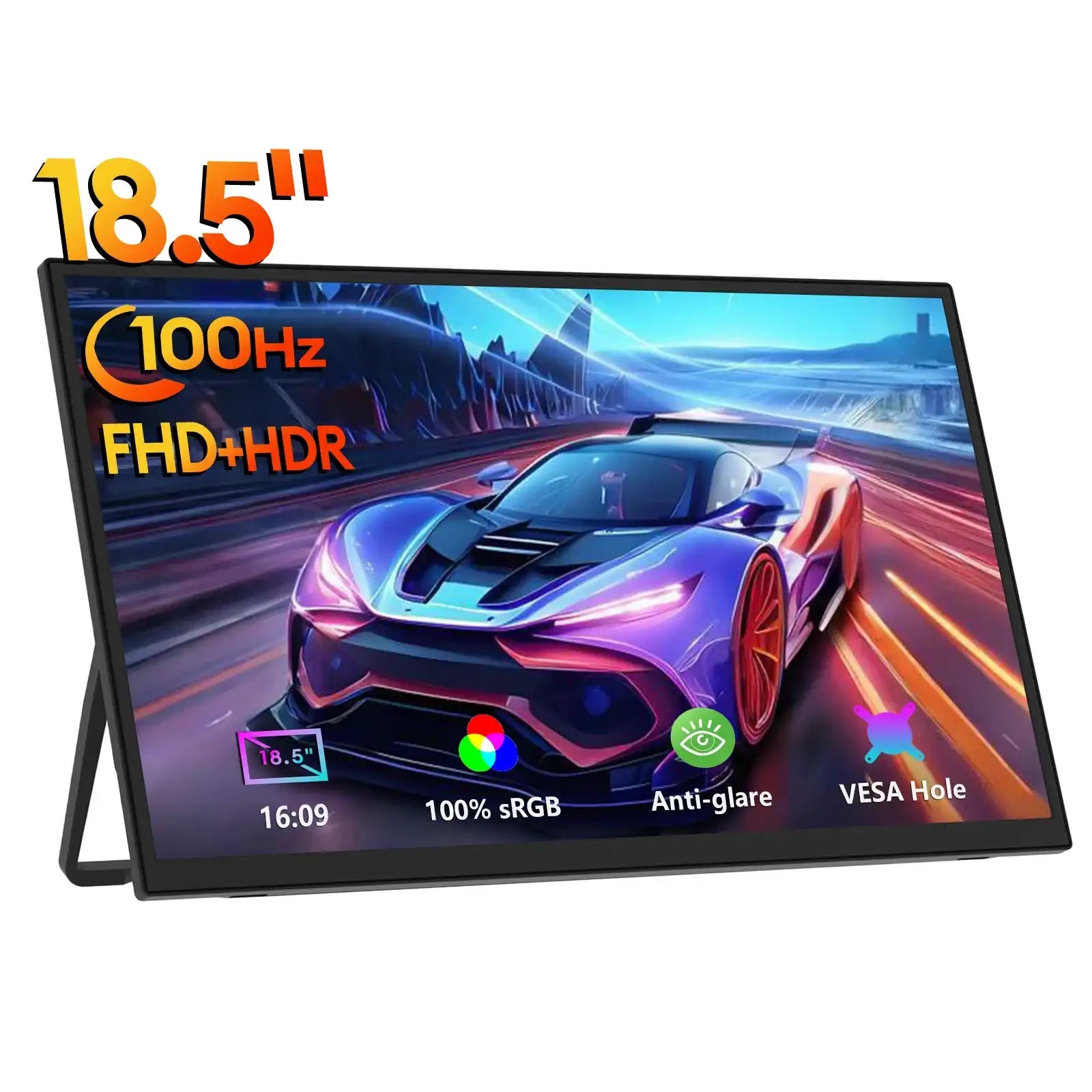 18.5inch 1920*1080P 100Hz HDMI Type C Gaming Portable Monitor