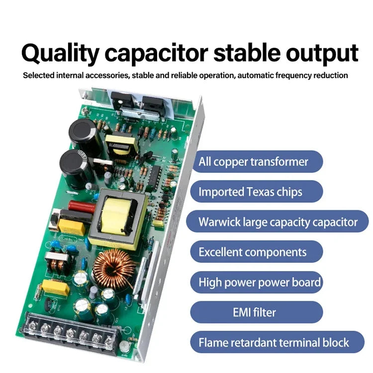 Dual Output Switching Power Supply DC 10V -5v 12V -12V 15V -15V 24v -24v  30W 50W 75W 100W 120W 350W 500W AC 100-240V Transformer