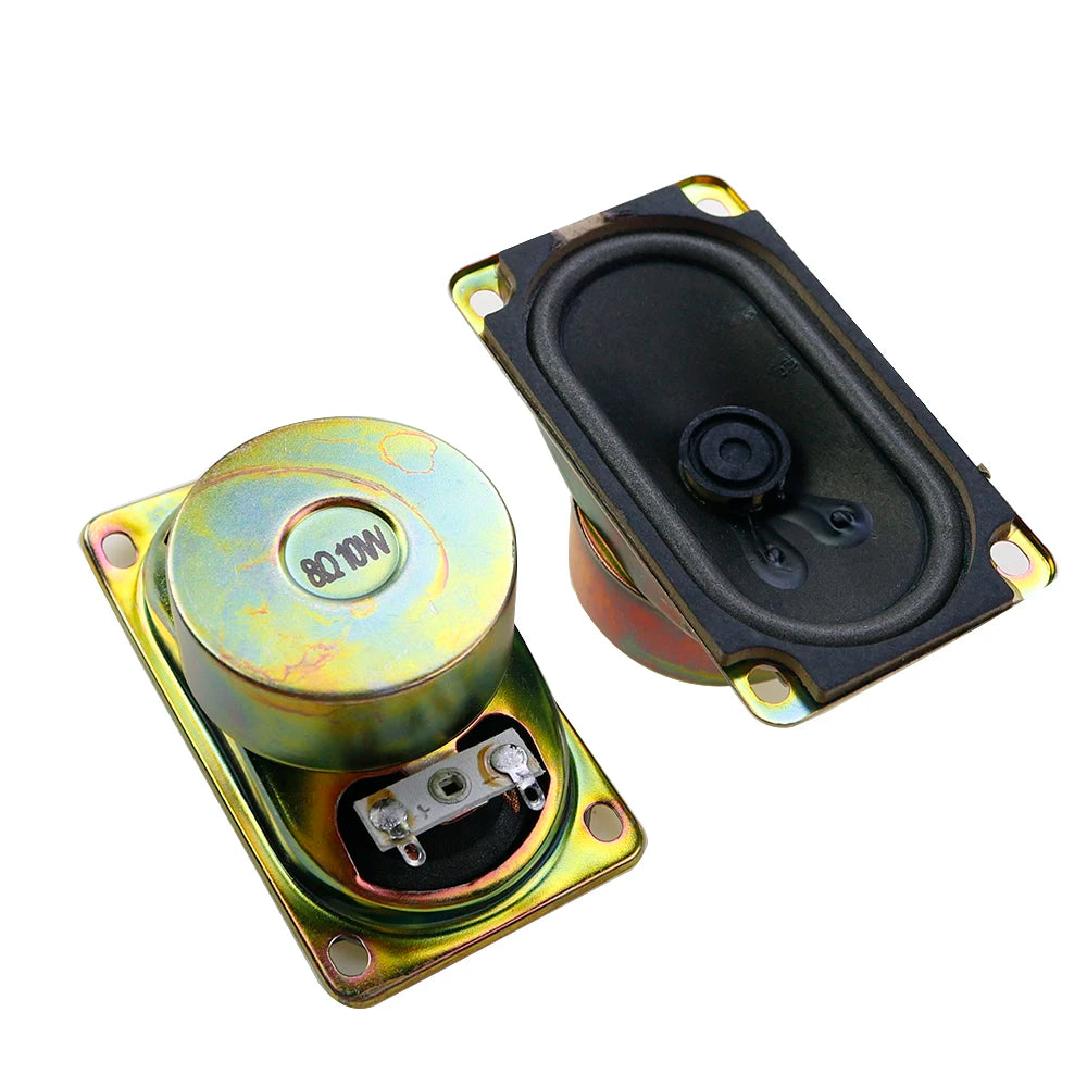 1PCS  Speaker Horn 10W 8R  8 Ohms 10 Watt 8R 10W 50X90MM Thickness 37MM