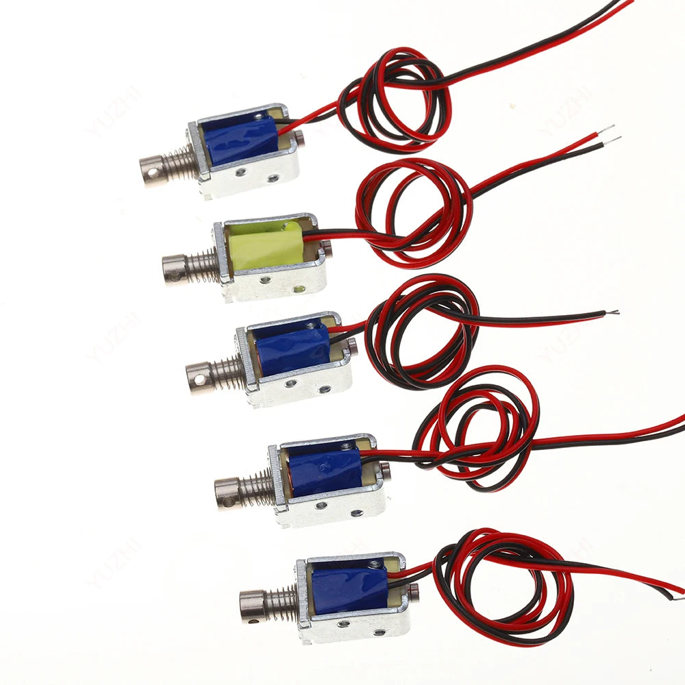 DC Micro Solenoid  3V 5V 6V 9V 12V Through-type Push-pull