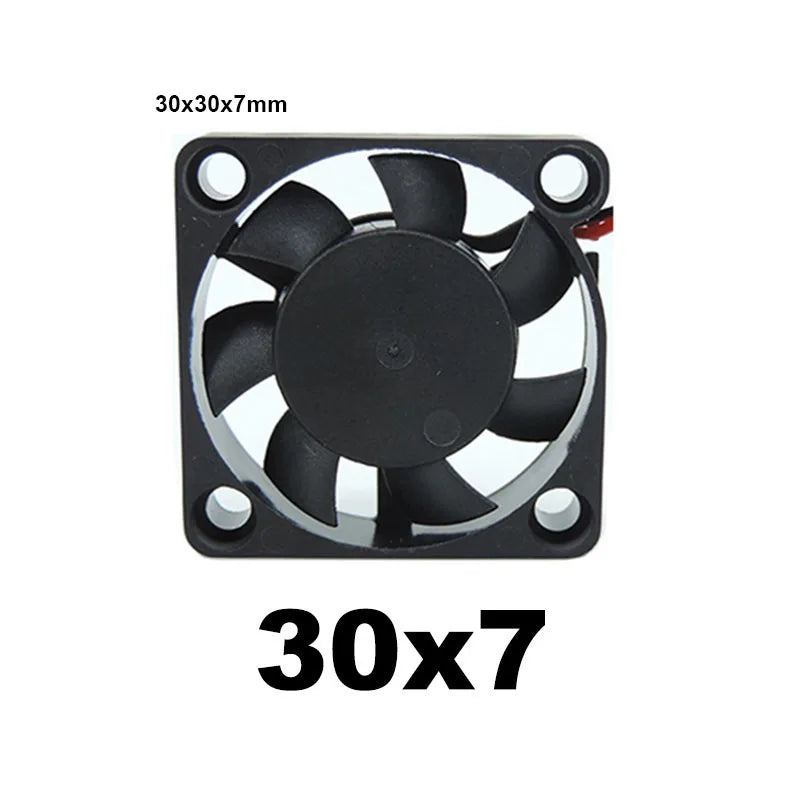 30mm dc 5V 12V 24V Cooling Fan Brushless Motor Case Quiet 40MM 50MM 60MM 70MM 80MM 90MM 120MM for 3D print a7