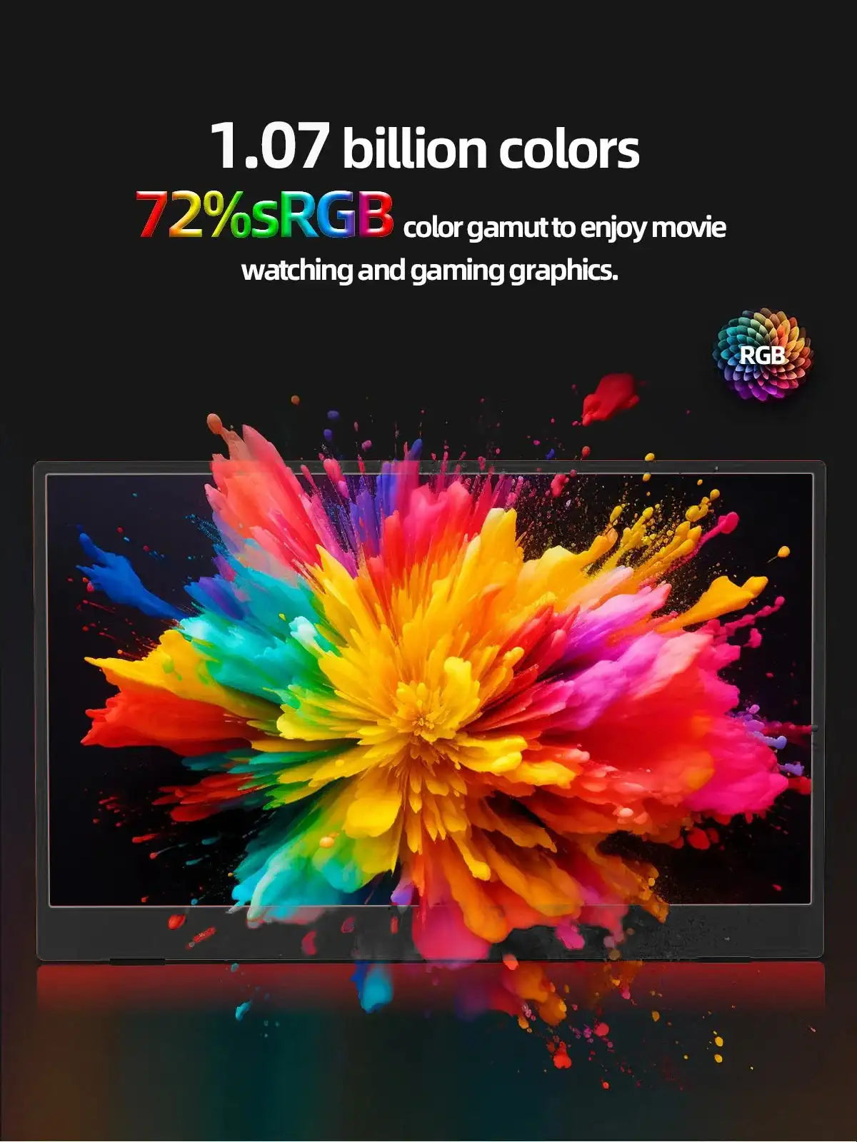 15.6-Inch 1920*1080 Portable Monitor 1080P