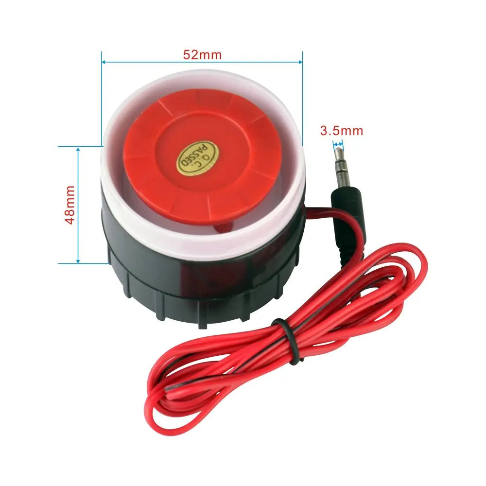 Siren Alarm Indoor 120dB Wired Alarm Anti-Theft  DC 12V