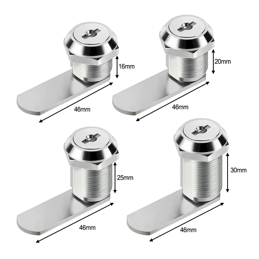 Cabinet Lock & Cam  With 2 Key