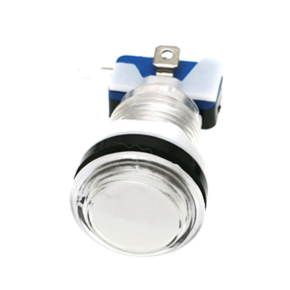5V 12V Light Clear Plastic Push Button 33mm Led Illuminated For Coin Arcade Game