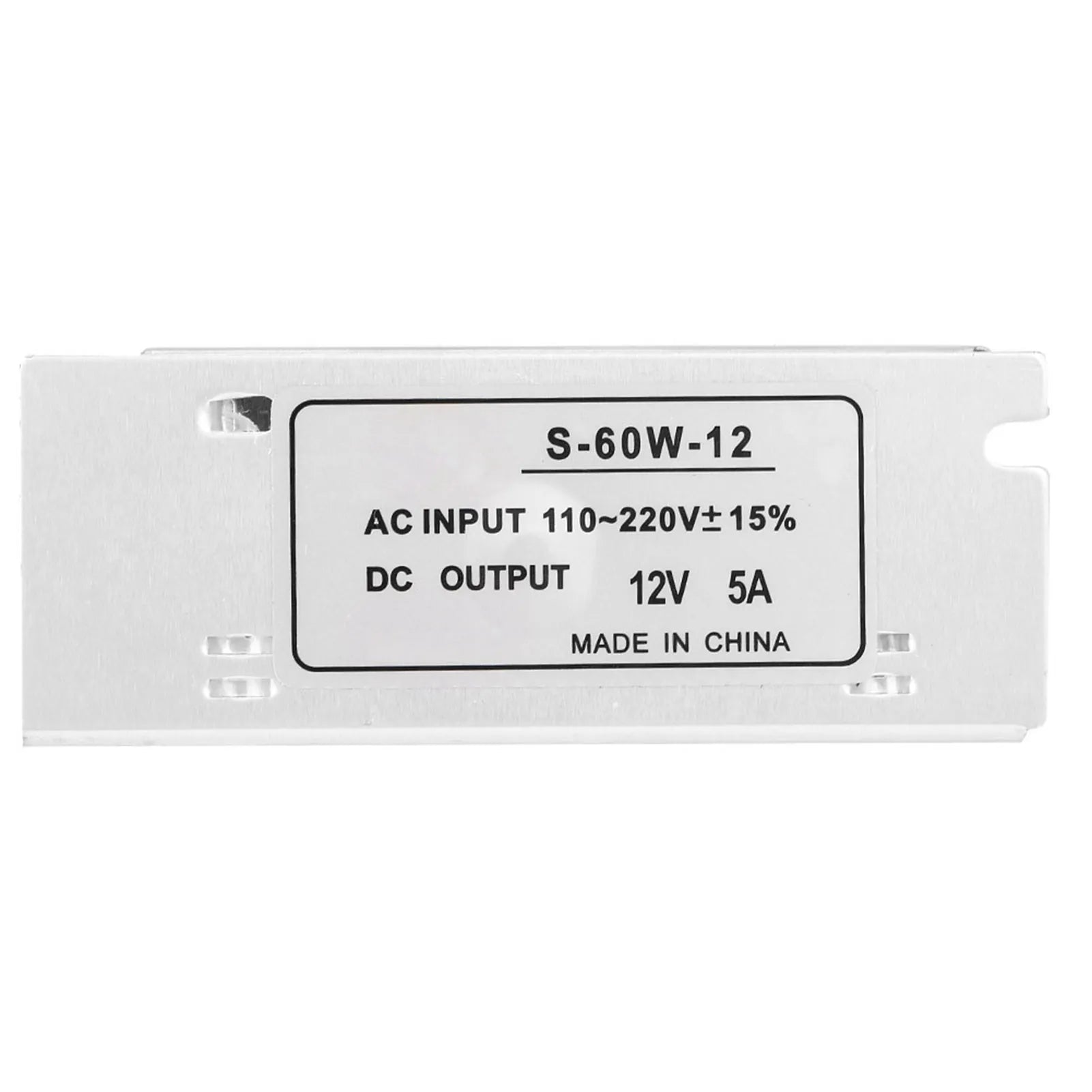 5A 12V AC/DC Voltage Converter Universal Regulated Switch Power Supply for LED Power Supply Regulated Switch