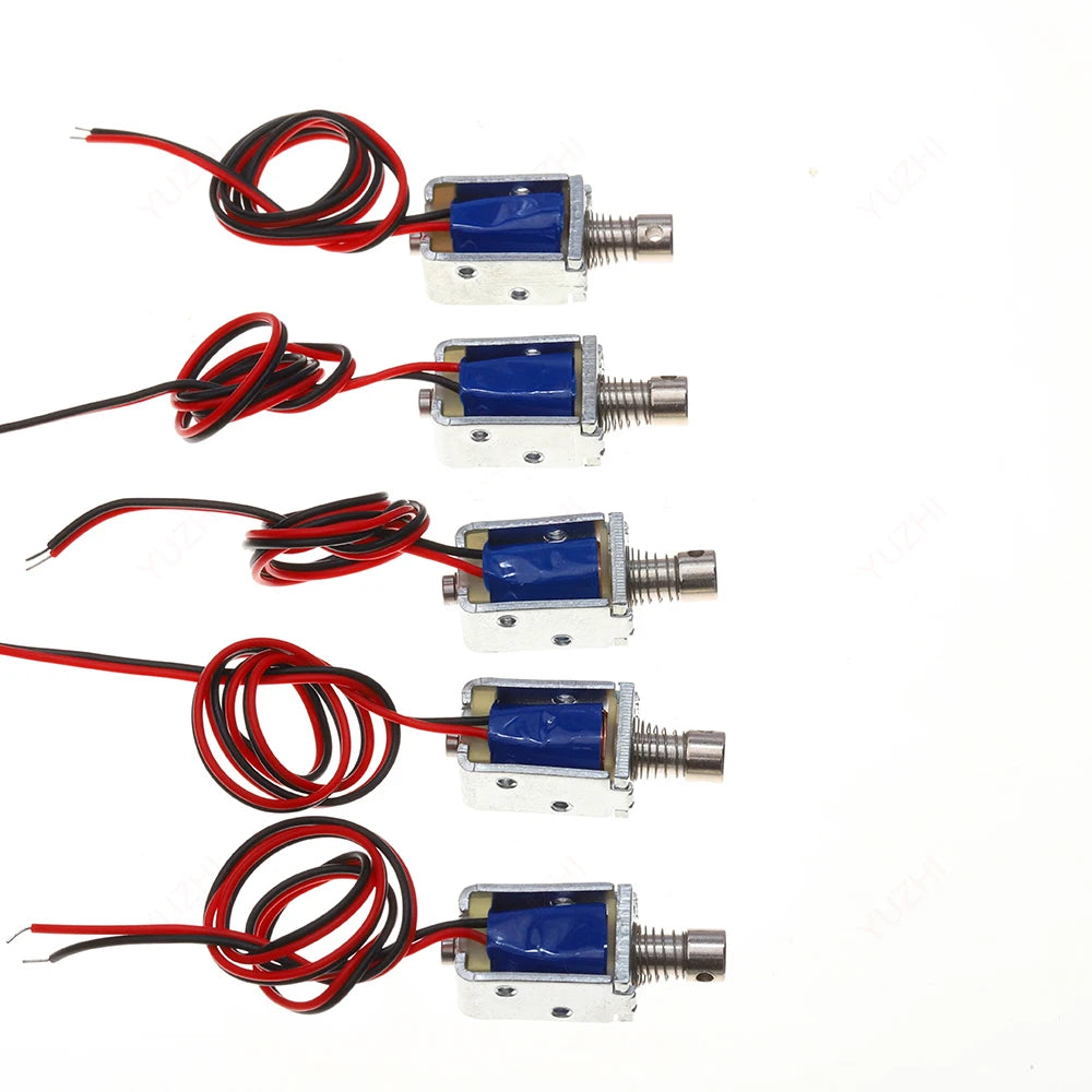 DC Micro Solenoid  3V 5V 6V 9V 12V Through-type Push-pull