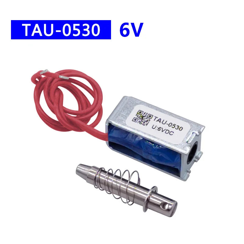 DC Solenoid 6V 12V 24V Pull Type Electromagnet 10mm Reach