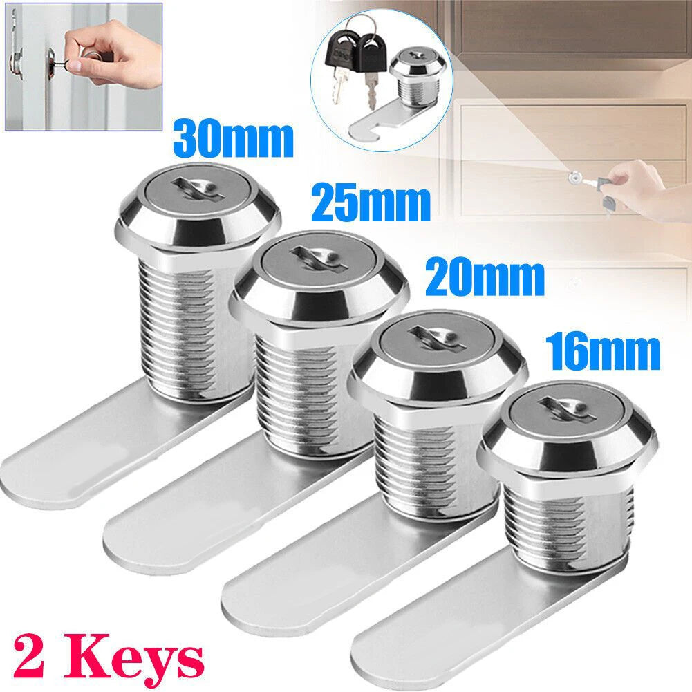 Cabinet Lock & Cam  With 2 Key