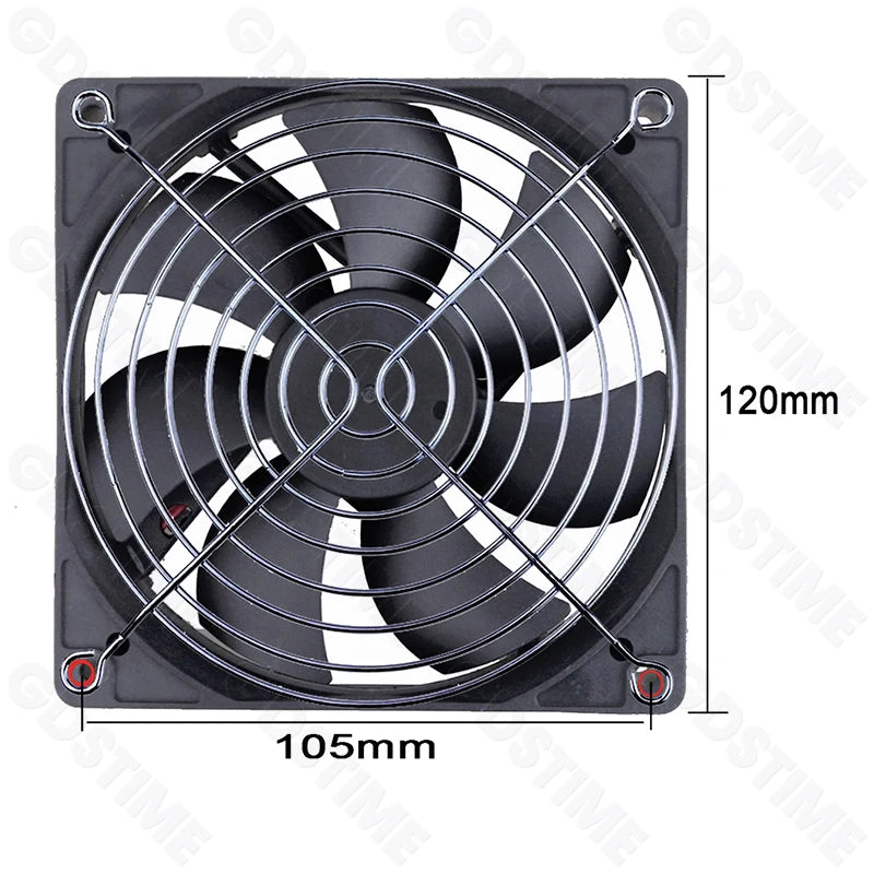 Cooling Fan Grill for 120mm 90mm 80mm 60mm 40mm 30mm Fan Metal Mesh Finger Guard Protective Net Computer Case Fan Grill