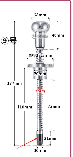 1pcs Pinball Shooting Game Launcher Pusher Puller Hand Pull Rod Spring