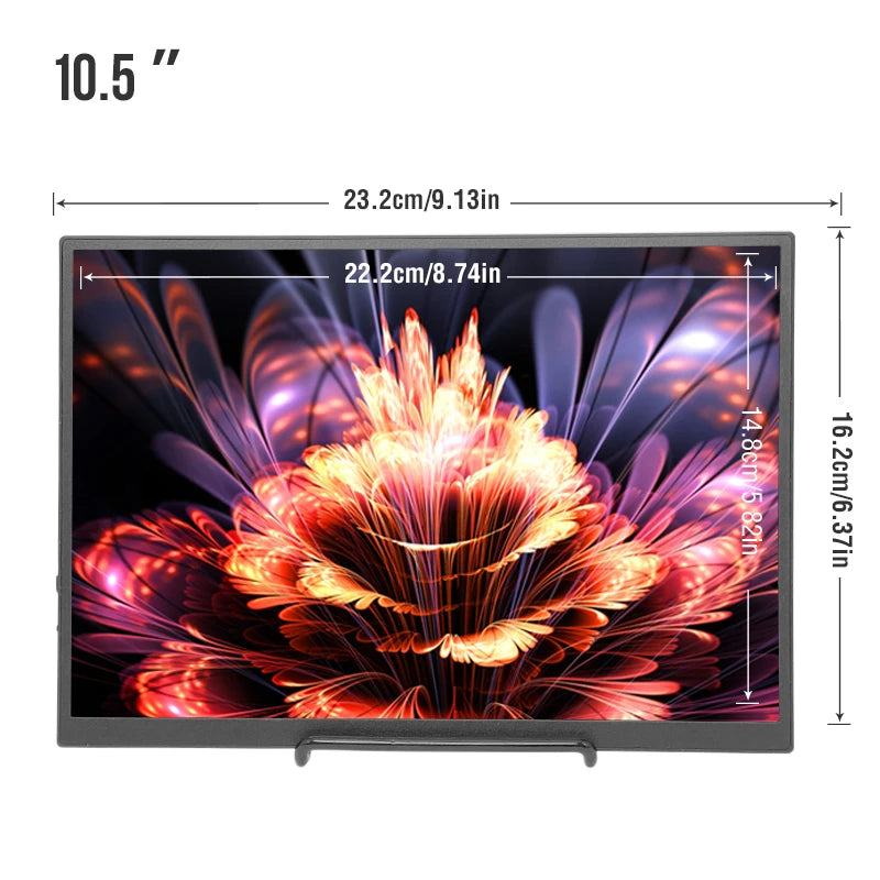 10.5-Inch Portable Monitor 1280P HDR 15:10