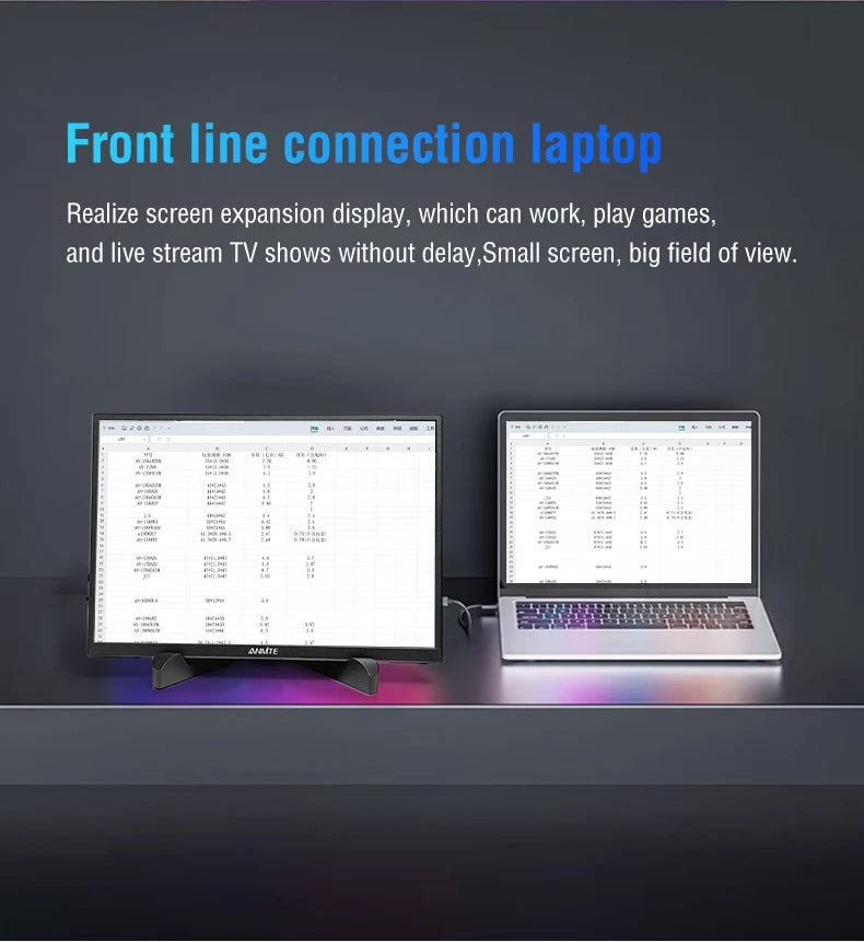 10.5-Inch Portable Monitor 1280P HDR 15:10