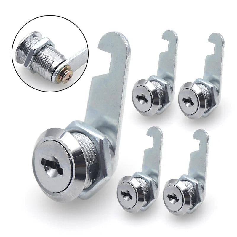 10 Sets 16/20/25/30mm Security Lock With 2 Keys