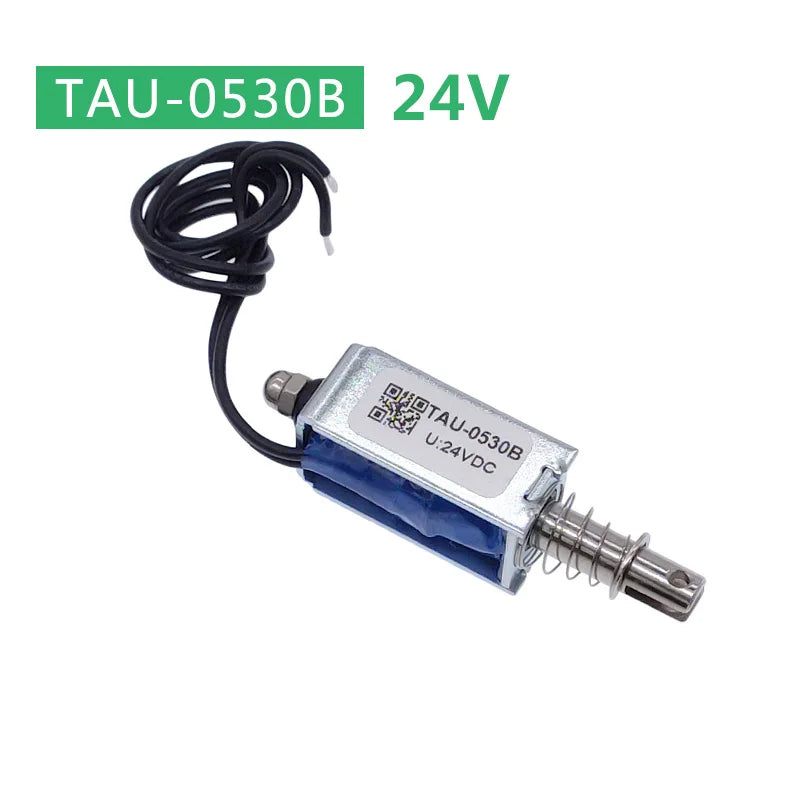 DC Solenoid 6V 12V 24V Pull Type Electromagnet 10mm Reach