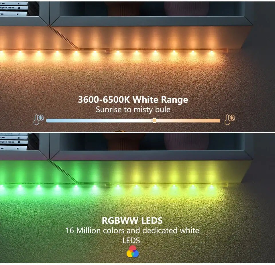 LED Light DC5V Smart Pixel RGB Led Strip Light Individually Addressable IC IP30 IP65 IP67 Magic Tape Light Black PCB