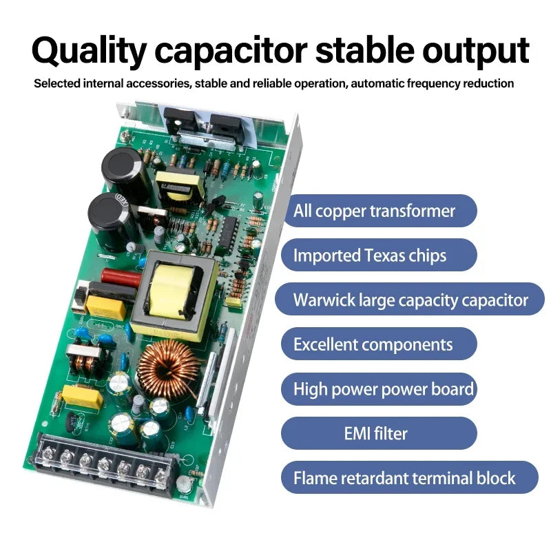 Dual Output Switching Power Supply DC 10V -5v 12V -12V 15V -15V 24v -24v  30W 50W 75W 100W 120W 350W 500W AC 100-240V Transformer
