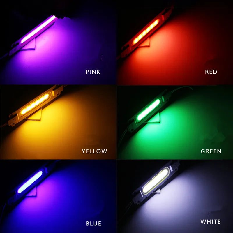 10pcs  injection with lens COB LED module waterproof LED DC12V 2W IP68