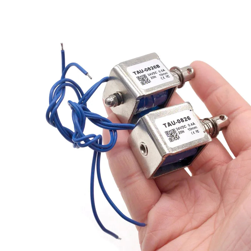 Solenoid electromagnet pull push stroke 10mm DC 6V 12V 24V