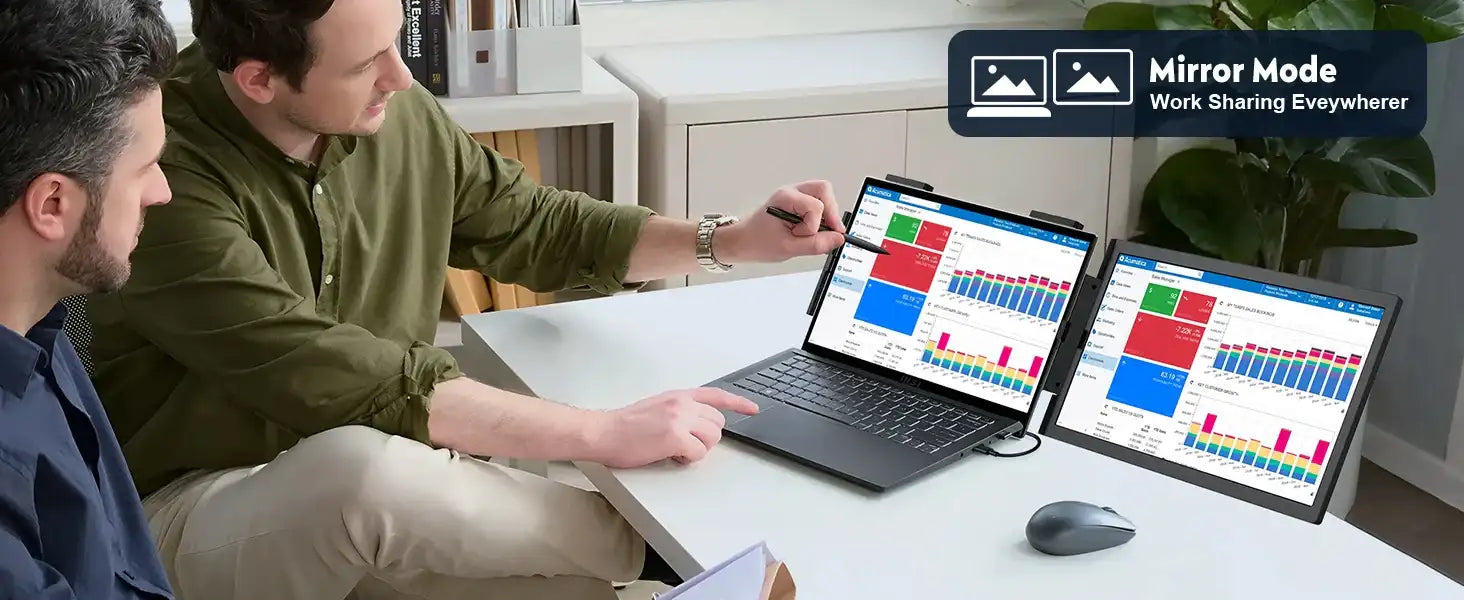 Portable Monitor 14 Inch FHD 1080P IPS Screen