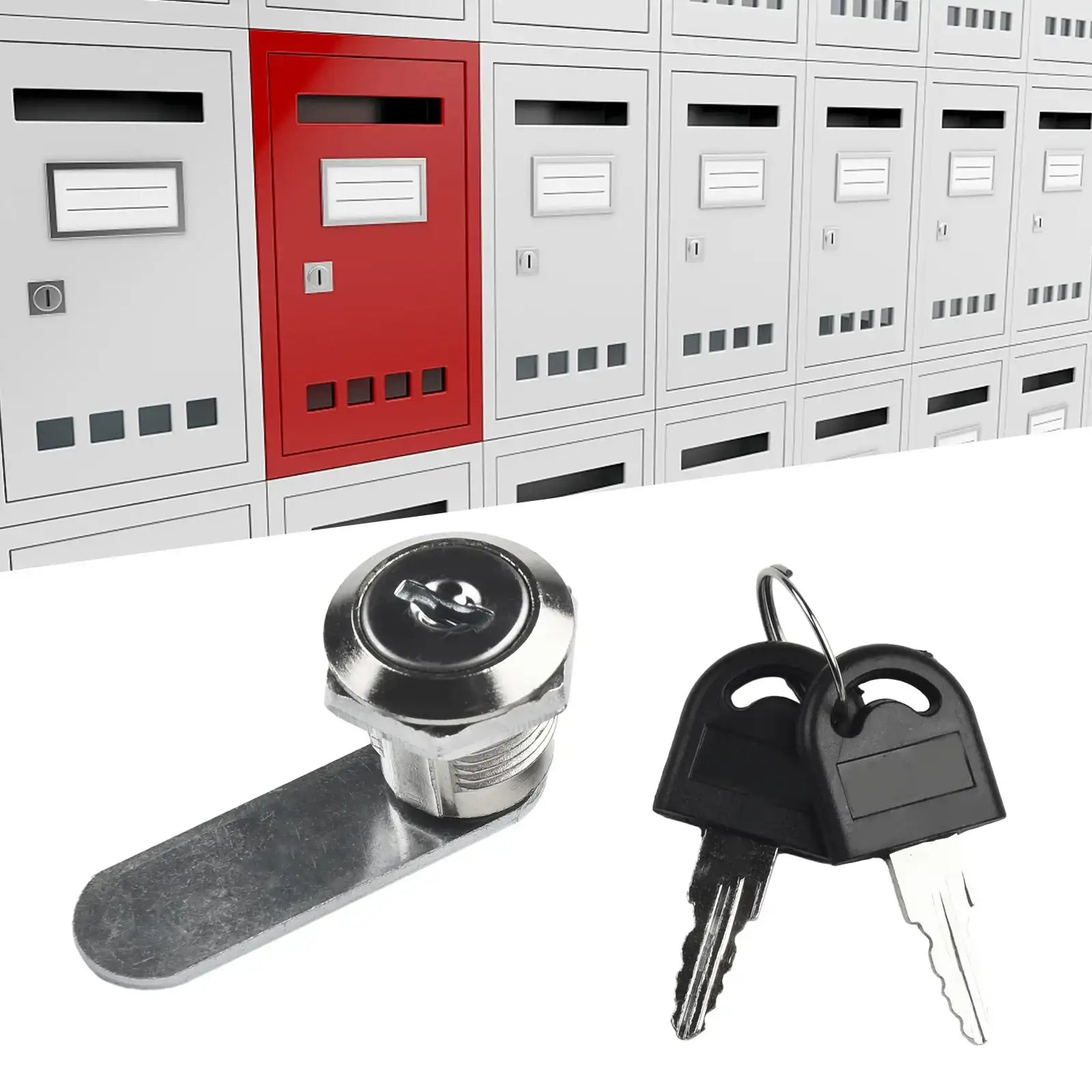 Cabinet Lock & Cam  With 2 Key
