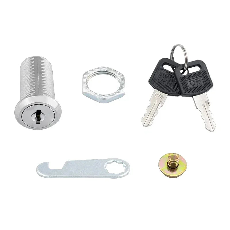 5/20 Sets Metal Cam Lock With Keys 16mm/20MM/25MM/30MM