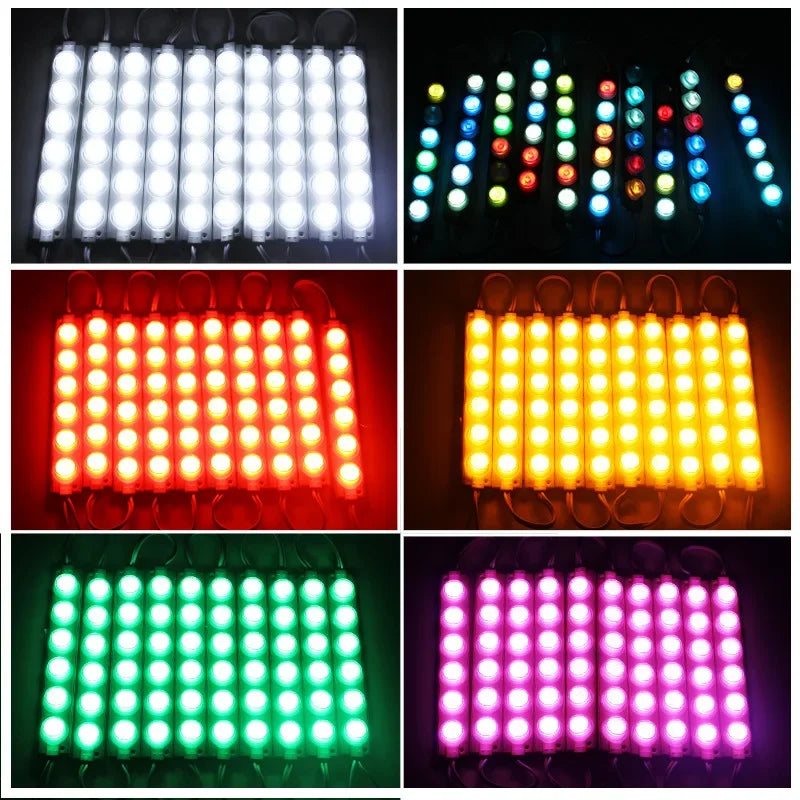 20pcs 3 6 LED Injection Module Lights 12V Waterproof