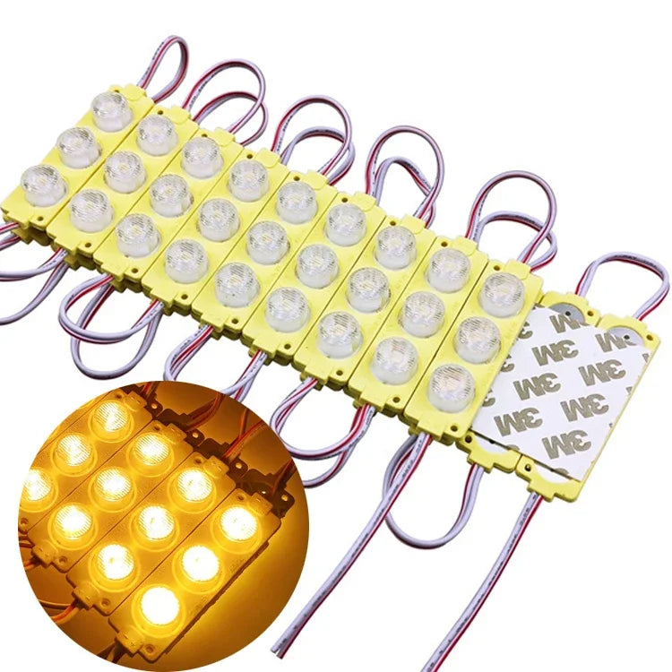 20pcs 3 6 LED Injection Module Lights 12V Waterproof