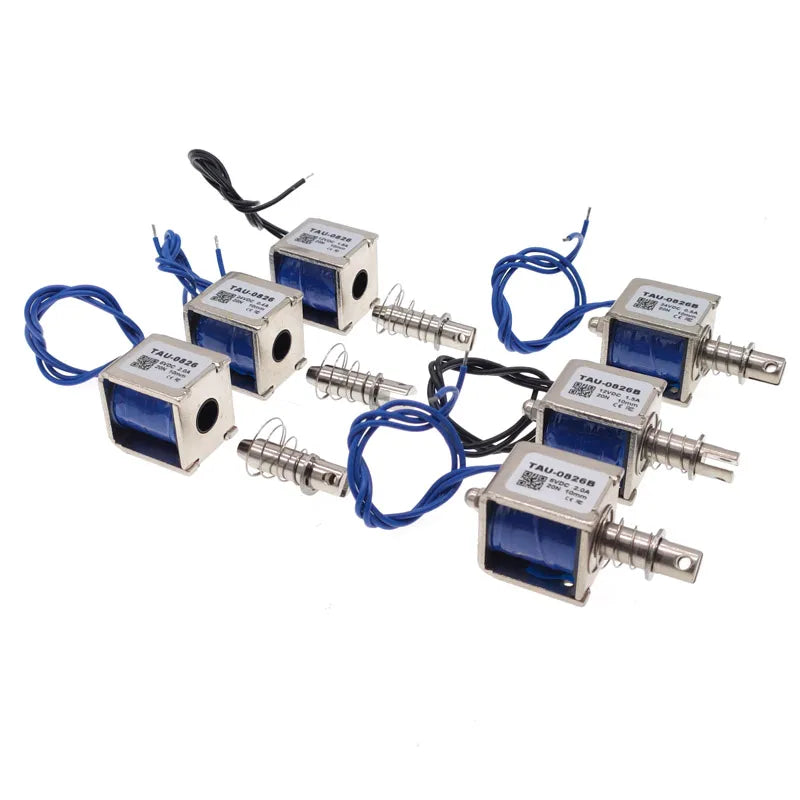 Solenoid electromagnet pull push stroke 10mm DC 6V 12V 24V