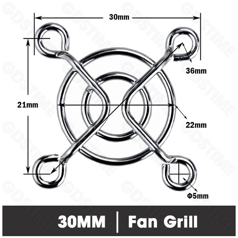 Cooling Fan Grill for 120mm 90mm 80mm 60mm 40mm 30mm Fan Metal Mesh Finger Guard Protective Net Computer Case Fan Grill