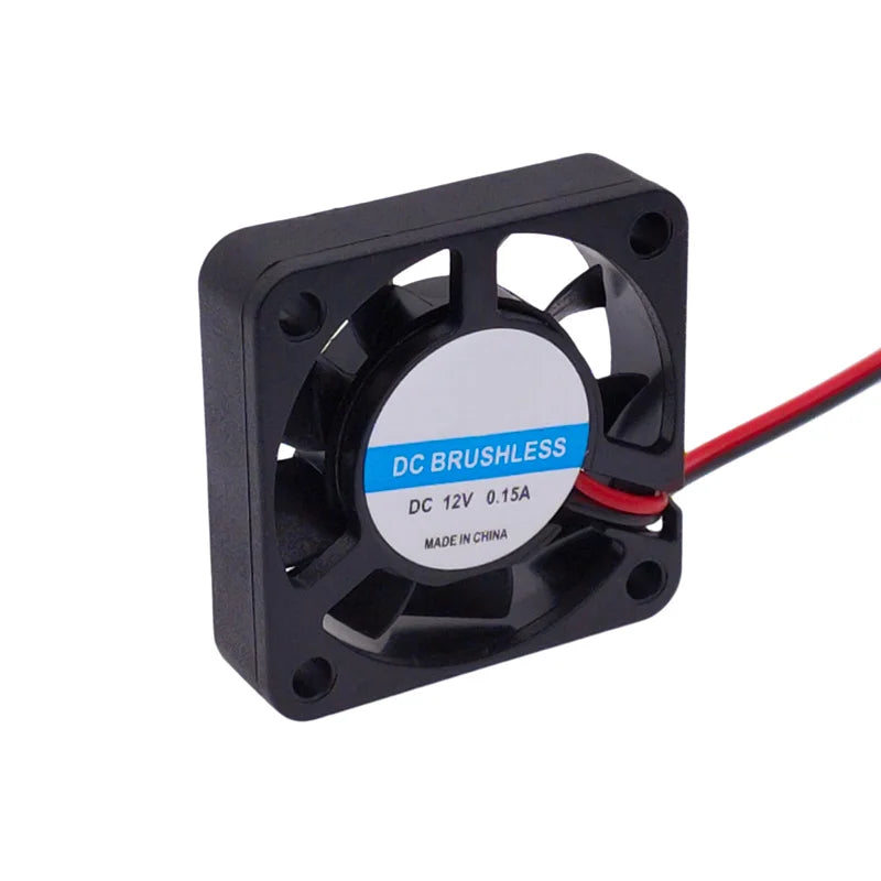 DC Brushless Fan with Two Lines 5V 12V 24V Industrial Cooling Fans Sleeve Bearing 25/30/35/40/50*10mm